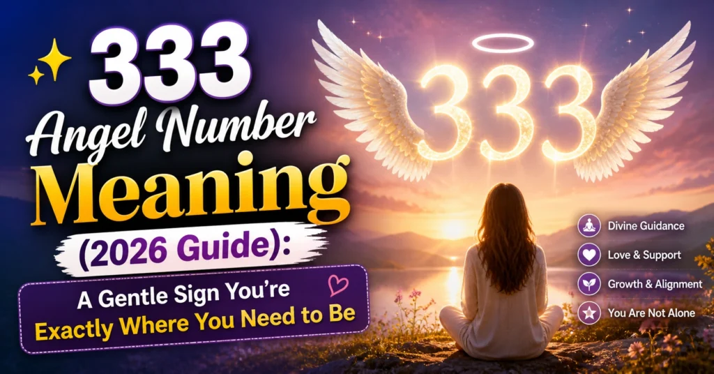 333 Angel Number Meaning